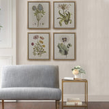 4-piece Botanical Illustration Framed Canvas Wall Art Set B03599414