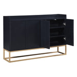 ZUN TREXM Modern Sideboard Elegant Buffet Cabinet with Large Storage Space for Dining Room, Entryway WF298903AAB