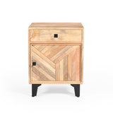 Solid Wood Nightstand N758P194731X