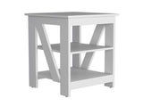 Side Table Rossville, Living Room, White B092P191181