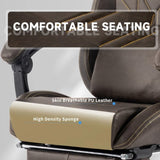 Gaming Chair, Video Game Chair with Massage Lumbar Support and Footrest, Comfortable Ergonomic W2367P288670