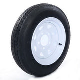 2 x Tires with 2 White Rim Weight 36.38 lbs Rim Width 4" millionparts 69359993