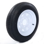 ZUN 2 x Tires with 2 White Rim Weight: 36.38 lbs Rim Width: 4" millionparts 69359993