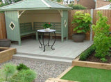 Inlaid With Diamond-Colored Sea Mosaics With Round Terrace Bistro Tables 21014549