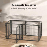 47.2" Dog Crate for Small Medium Large Dogs, Puppy Dog Playpen for Yard Indoor Outdoor Use, Pet Dog 79560027