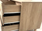 59.06"6-Drawers Rattan Storage Cabinet Rattan Drawer with White Drawer Slides,for Bedroom,Living W757P162758