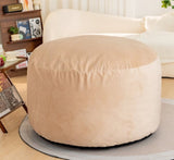 ZUN Bean Bag Chair 4Foot Luxurious Velvet Ultra Soft Fur with High-Rebound Memory Foam for Adults Plush W2510P206584