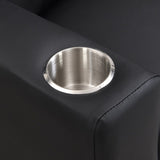 Kids Recliner Chair Black PVC W214103913