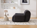 42" Wide Modern Upholstered Oversized Accent Chair, Boneless Single Sofa Chair, Chenille Armchair W3118P453261