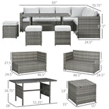 Pieces Patio Furniture Set 70748591