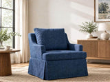 Upholstered Dining Chairs Set of 1, Modern Kitchen Chair Dining Room Chair with 4 Casters, Linen W3916P552439