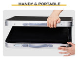 Outdoor Folding Camping Table with Storage Compartment, 4ft Portable Pinic Table with 3 Adjustable 31659243