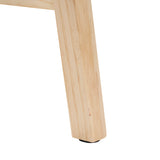 Set of 2 Saddle Seat Counter Stools, 24" Wood Bar Stools for Dining Room Kitchen Pub Chair, Wood 95221143