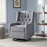 Classic Design, Manual Recliner Chair with 360-Degree Swivel 66842.00CHAR