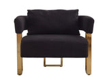 TS Modern decorative chair, living room side chair with gold metal legs, no wheels, suitable for 63970822