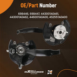 Pair Front Steering KnuckleWheel Hub Bearing for Honda Accord Acura TSX 0812 15208709