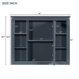 ZUN 35'' x 28'' Wall Mounted Bathroom Storage Cabinet, Medicine Cabinet, Modern Bathroom Wall Cabinet WF305081AAC
