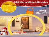 10.5 Feet Christmas Arch with White LED Lights 66192790