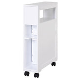 ZUN Bathroom Side Storage Cabinet - White （Prohibited by WalMart） 06312273