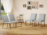 4-Pack - Heavy-duty chairs set 2.1" thick cushion, iron frame, perfect for home or office. Classic W2920P294514