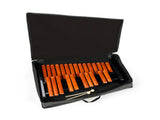25 Notes Xylophone with 2 Mallets & Carrying Bag, Hardwood Pine Wood Brown Black for Beginners 03572341