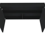 Medicine Cabinet 19.70" H, with 2 Doors, 3 Shelves, 2 Mirrors, Black B097P250836