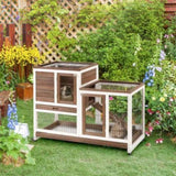 Wooden Rabbit Cage 51044323
