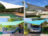 10'X13' Dark Grey HDPE sunshade sail 57840314