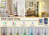 6-Tier Plant Stand with RGB Light Strip, Smart APP & Remote Control Plant Shelf for Home 54146923
