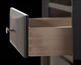 1Pc Contemporary 8 Drawer Dresser Black Finish Solid Wood Wooden Bedroom Furniture B011P216697