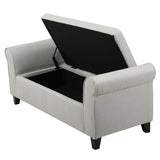 HAYES ARMED STORAGE BENCH 57735.00LGR