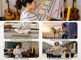 29 Key Marching Glockenspiel Silver Aluminum C5-A7 Tune, Adjustable Length with Mallets & Belt 05432339