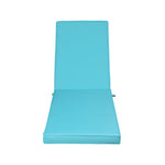 ZUN Outdoor Lounge Chair Cushion Replacement Patio Funiture Seat Cushion Chaise Lounge Cushion（SKY BLUE 73813786