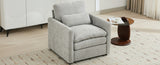 31.9" Cozy Upholstered Oversized Comfy Cloud Sofa Double Cushion Single Sofa Plush Cushion N719P251495R