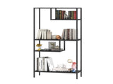 Modern Storage Shelf with 4 Compartments & Metal Legs, Freestanding Organizer,Book Display 75377514