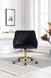 ZUN Swivel Shell Chair for Living Room/Bed Room, Modern Leisure office Chair 07649381