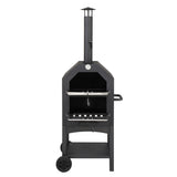 Outdoor Wood Fired Pizza Oven with Pizza Stone, Pizza Peel, Grill Rack, for Backyard and Camping 53882789