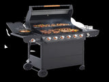 6 Burner BBQ Propane Gas Grill with Side Burner 72000 BTU Output Stainless Steel Barbecue Grill with 66947950