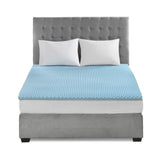 All Season Reversible Hypoallergenic 1.5" Cooling Mattress Topper B03595121