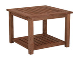 Square Wood Side Table Carbonized Color 67801241