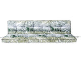 Outdoor Swing Cushions 55 Inch, Waterproof 4" Thick Porch Swing Cushion Replacement with Backrest 12157172