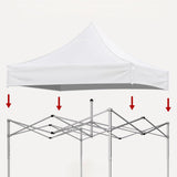 10x10 Canopy Replacement Top for Pop Up Canopy Tent and 4PC Pack Canopy Weight Bag W419P287601