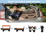 480Lbs Collapsible Wagon with Canopy,Wagon Stroller with 7" All-Terrain Wheels, Lightweight Foldable 01562892