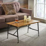 ZUN OCALA INDUSTRIAL WOOD + METAL COFFEE TABLE 60729.00