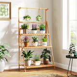 2-in-1 Plant Stand 3 Tier Bamboo Hanging Plant Stand 39669885