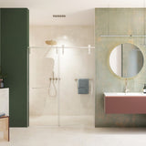 56"-60"W x 70"H Frameless Door, Sliding Door, Premium 5/16" Thick Tempered Glass W2011P198050