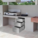 18"x23"x23" Drawer cabinets for outdoor kitchens or courtyards W3167P303256