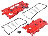 2x Red Valve Covers Aluminum Fits for Infiniti JX35 2013 QX60 2014 Nissan Altima Pathfinder 12726226