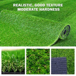 ZUN (2Pack)3.3FTx10FT Artificial Grass Realistic Synthetic Thick Fake Faux Grass Rug Astroturf Carpet W2836P230766