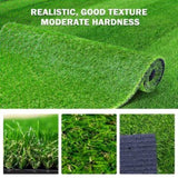 ZUN (2Pack)3.3FTx10FT Artificial Grass Realistic Synthetic Thick Fake Faux Grass Rug Astroturf Carpet W2836P230766